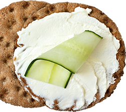 Crackers with spread