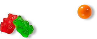 Gummi Bears and Orange Gumball